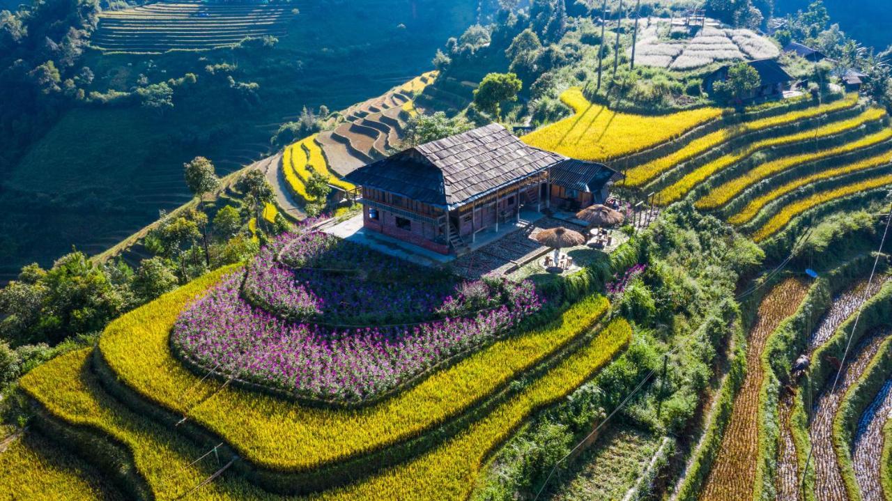 Mu Cang Chai Big View Homestay, Tour & Vegetarian Kültér fotó