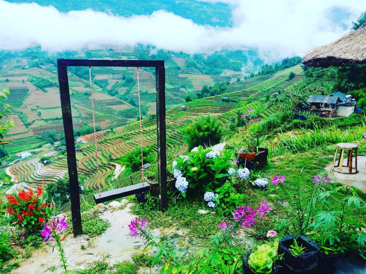 Mu Cang Chai Big View Homestay, Tour & Vegetarian Kültér fotó